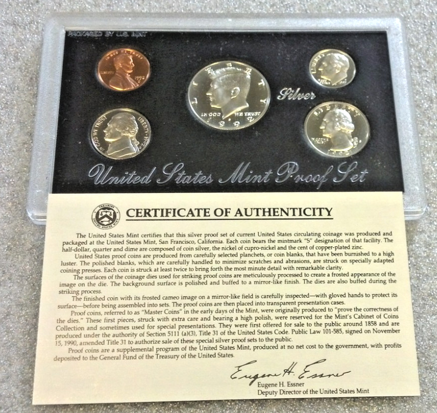 1992 US SILVER PROOF SET WITH OGP (3269)