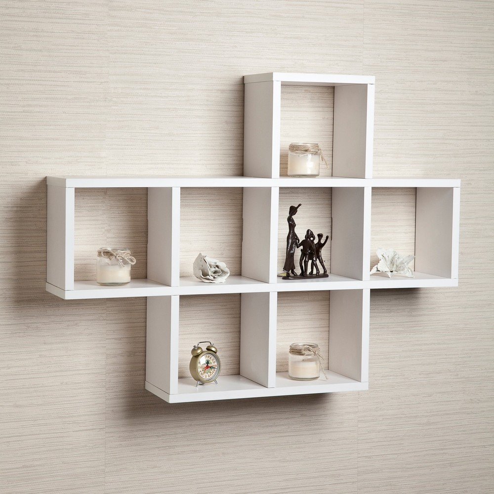 Danya B. Cubby Laminated Veneer Shelving Unit Storage