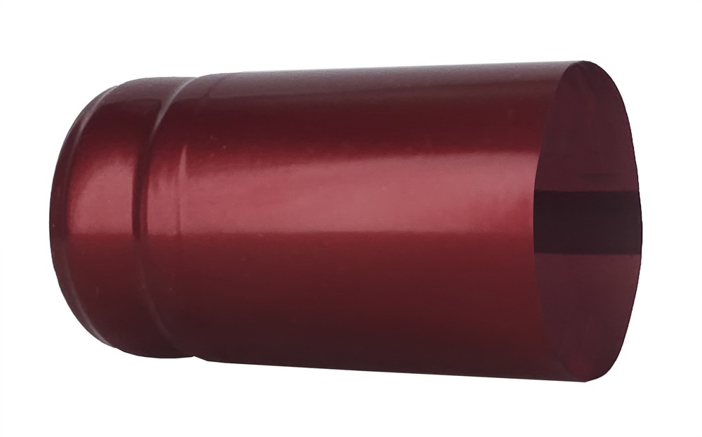 PVC Heat Shrink Capsules W/Tear Tabs-60 Count(Metallic Solid Ruby Red)