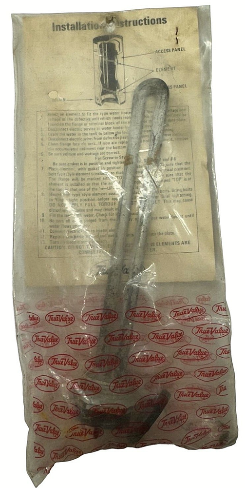 690 1380 Water Heater Replacement Element Screw In Type Kit 1500W, 240V