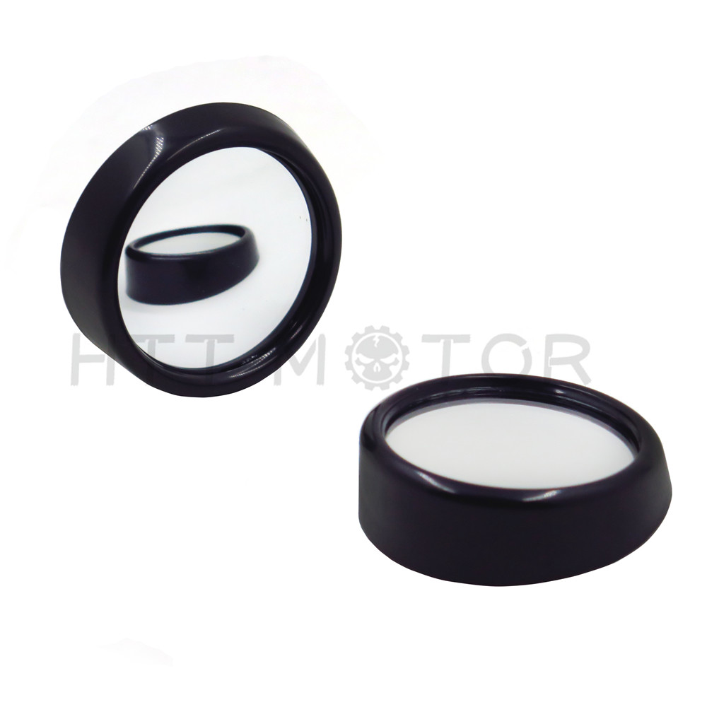 2 Pcs Universal 2" Wide Angle Convex View Adjustable Blind Spot Mirror for Car