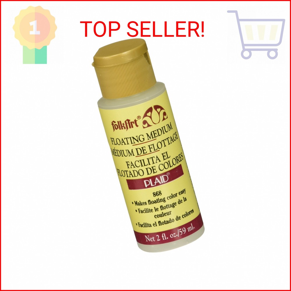 FolkArt Floating Medium (2-Ounce), 868, Yellow