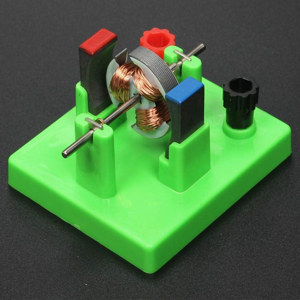 1Pc Blue DIY DC Electrical Motor Assemble KIT - STEM Science Lab Educational ...