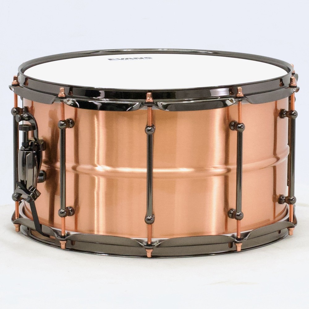 TreeHouse Custom Drums 8x14 Beaded Copper Snare Drum
