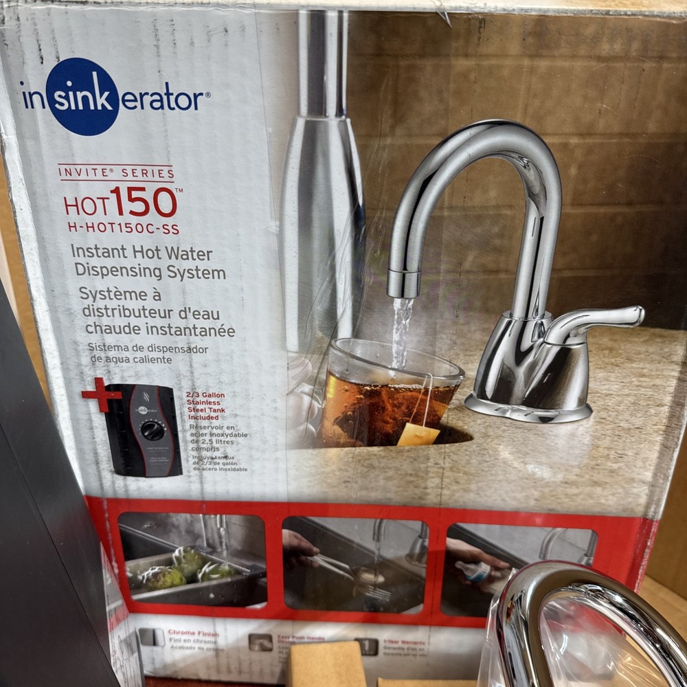 InSinkErator H-HOT150C-SS Water Dispenser - Chrome