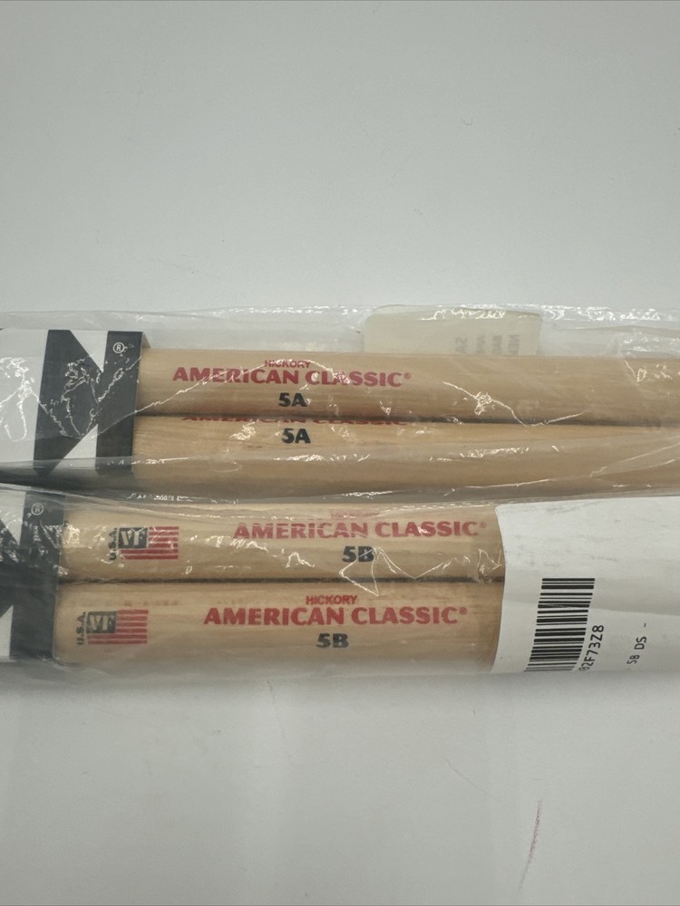 Hickory American Classic Drumsticks - 5A & 5B