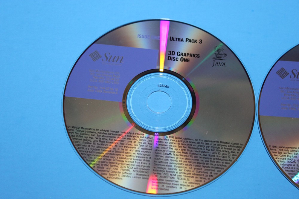 Sun Microsystems Ultra Pack 3D Graphics 2D Imaging & Digital Media Software