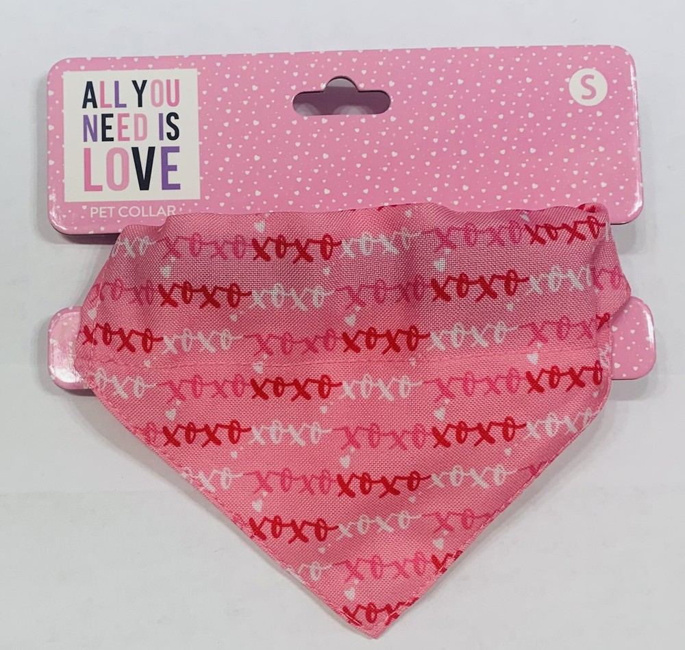 Pet Pink Bandana Collar Size S