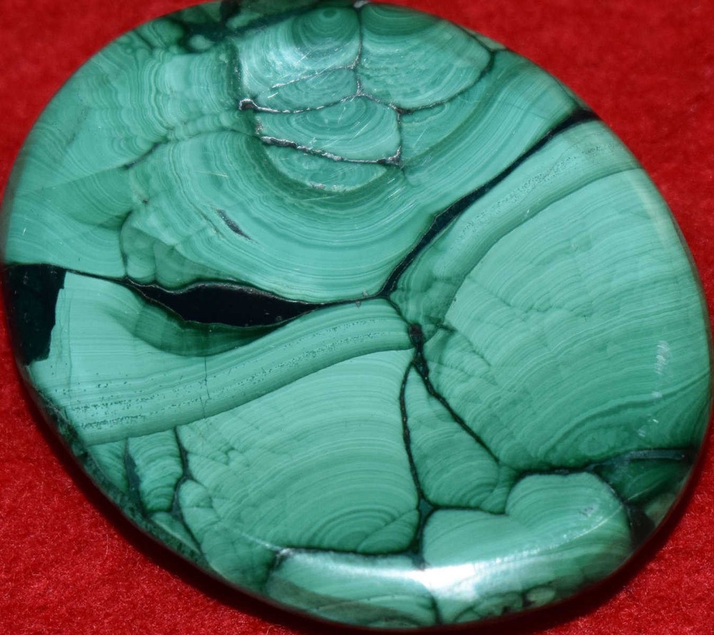 Malachite Worry Stone #4