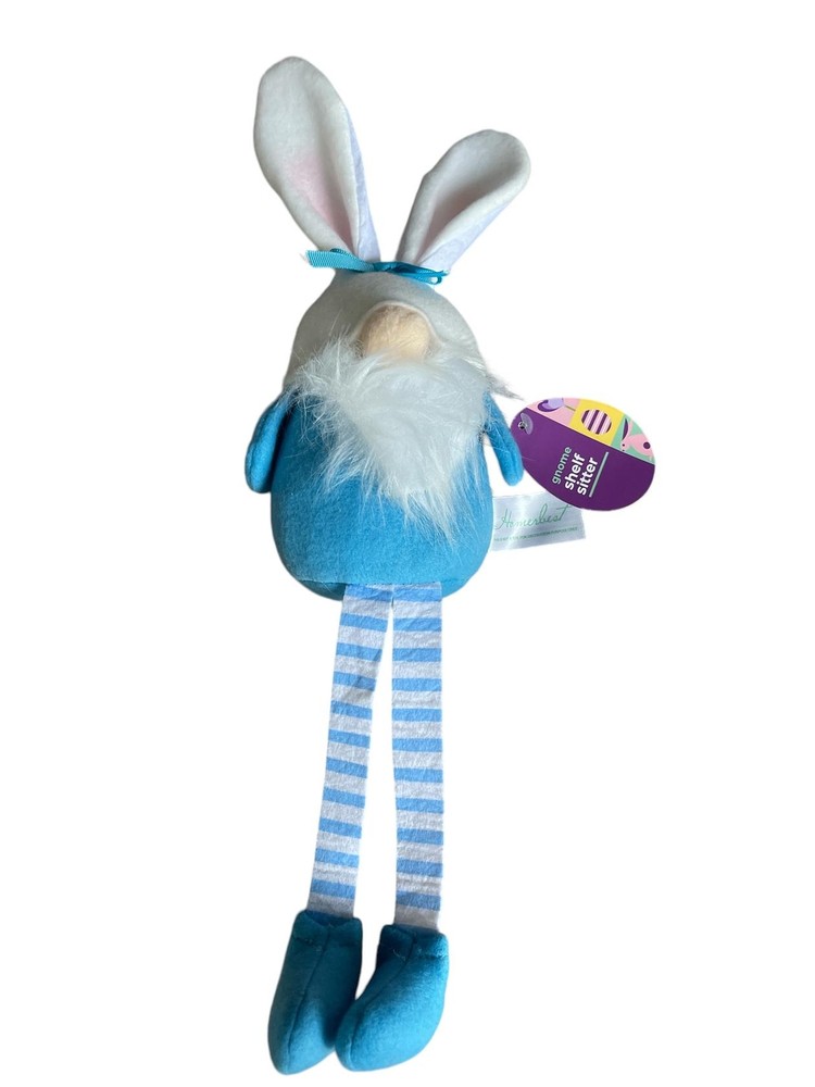 Easter Doll Bunny Adornment Easter Bunny Figure Easter Gnome Table Top 17” Tall