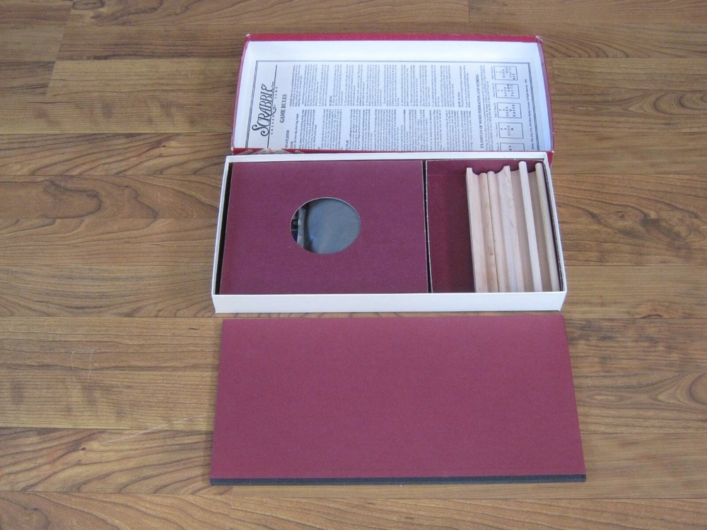 Vintage Scrabble Crossword Game 1989 Complete