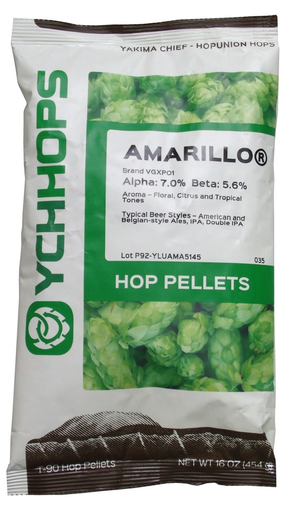 Amarillo Hop Pellets - 1 lb