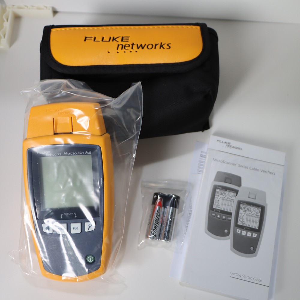 Fluke Networks MS-POE Cable Tester, Connector Type RJ45