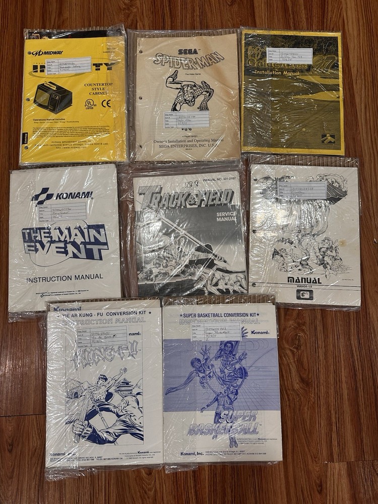 Arcade Machine Manuals