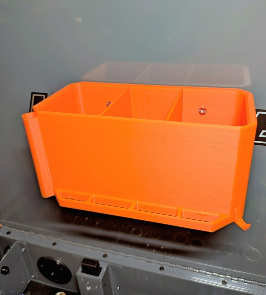 Magnetic Toolbox Organizer | Toolbox Door Storage Bin | Modular Garage Organizer