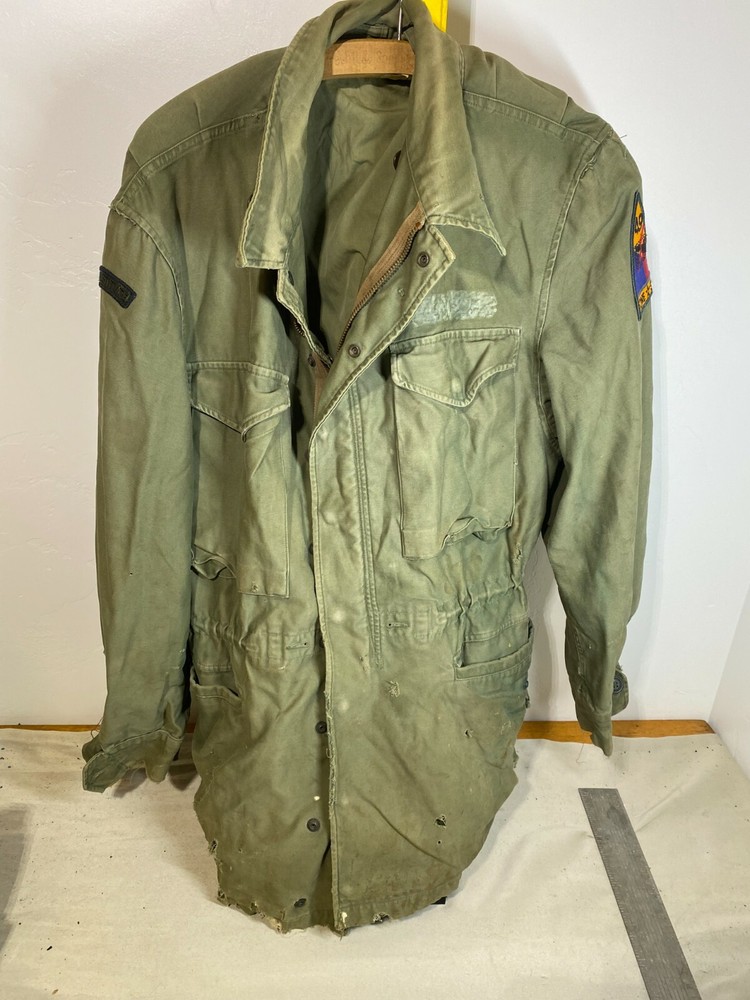 Vintage 49th Armored Div M-1951 Medium Regular 1952 Dated Field Jacket Coat