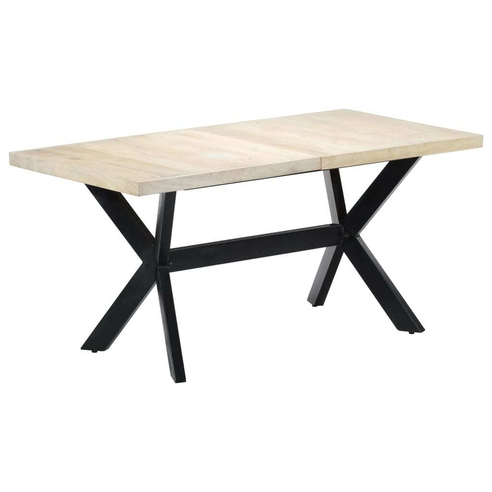 Dining Table Kitchen Table Dining Room Dinner Table Solid Mango Wood vidaXL