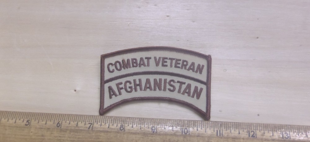 Combat Veteran - Afghanistan Embroidered Patch
