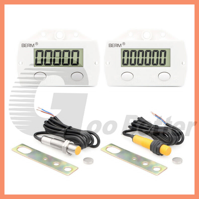 New 5 6 Digits LCD Display Electronic Counter With Sensor Control Counter