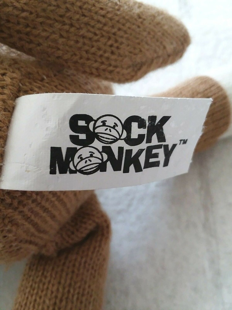 Plush Sock Monkey With Bunny Ears 12" From 2012