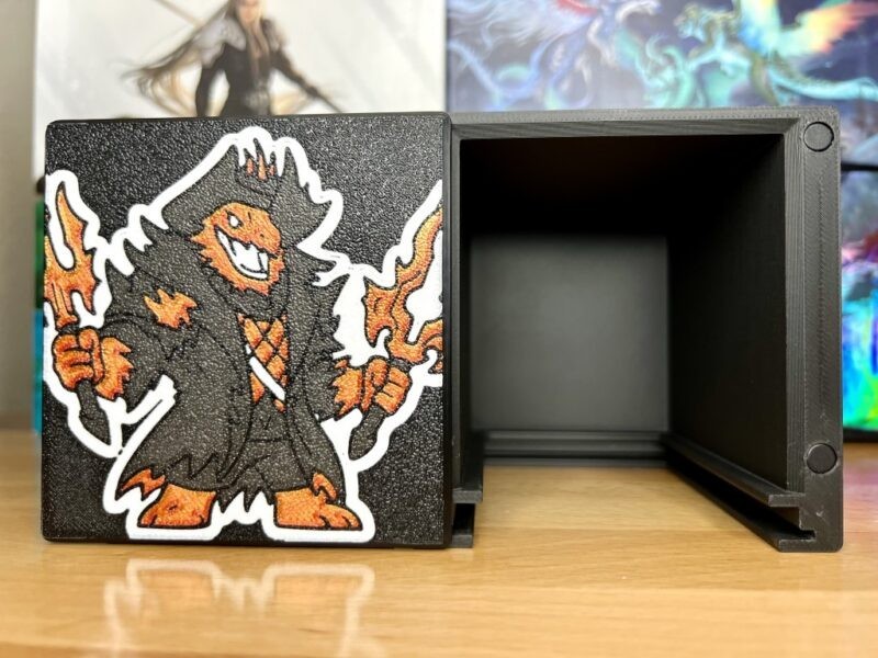 Laughing Jasper Flint themed MTG Deck Case, Card Case, Card Box, Magic