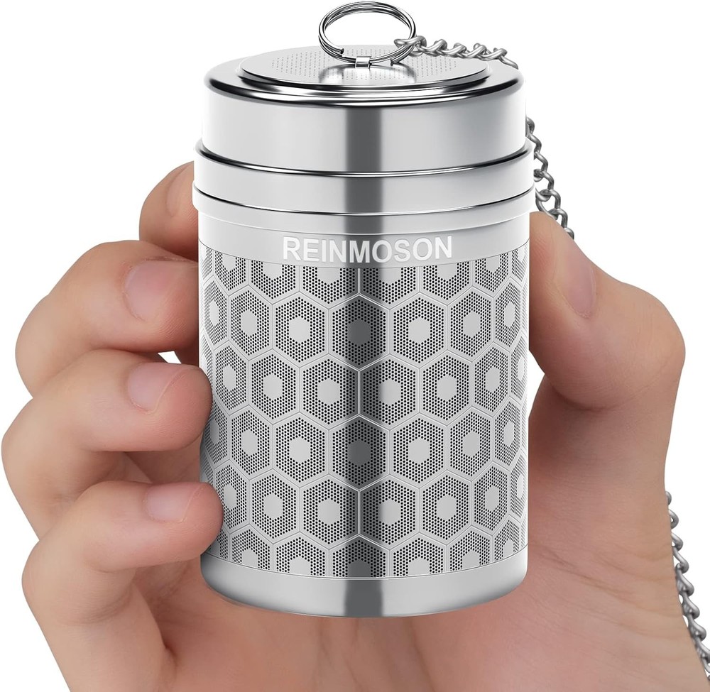Large Stainless Steel Tea Infuser with Extra Fine Mesh - Secure & Versatile
