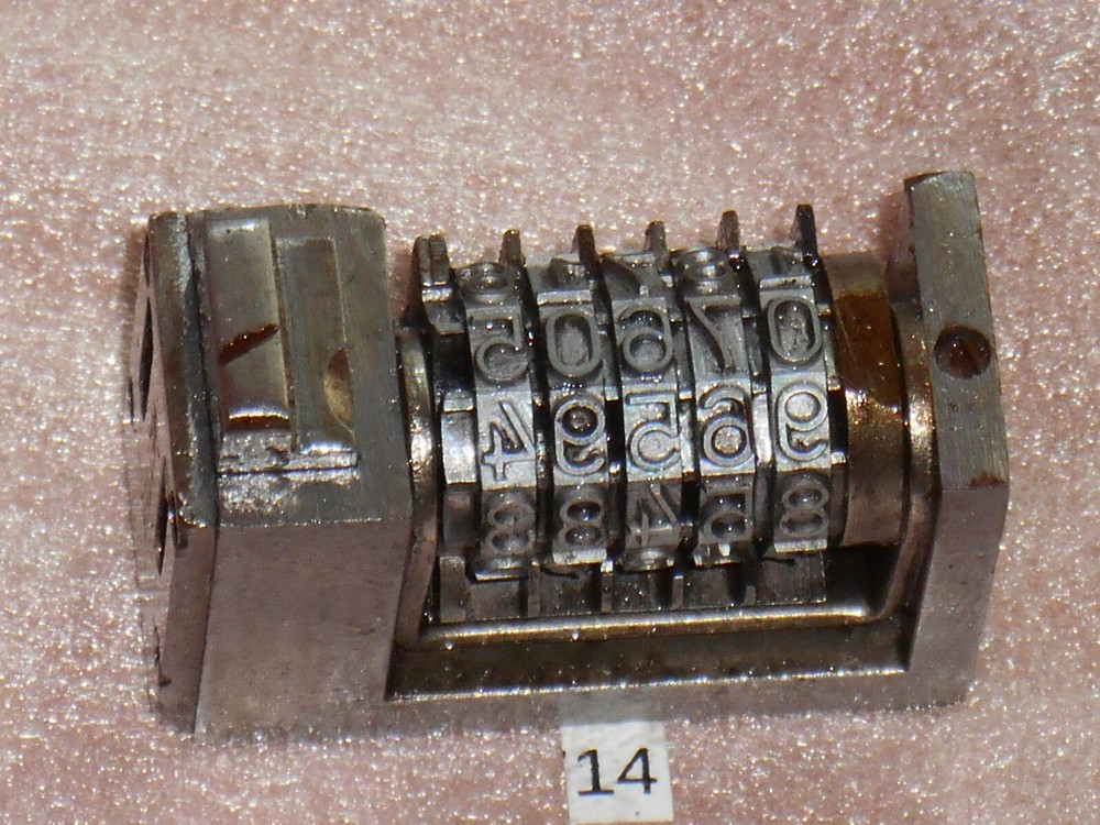 WETTER | Reverse letterpress numbering machine | 14