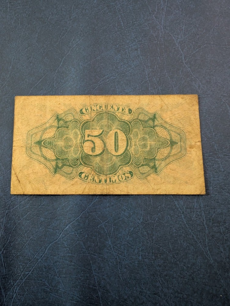 Spain 50 Centimos Banknote Circulated A8483782