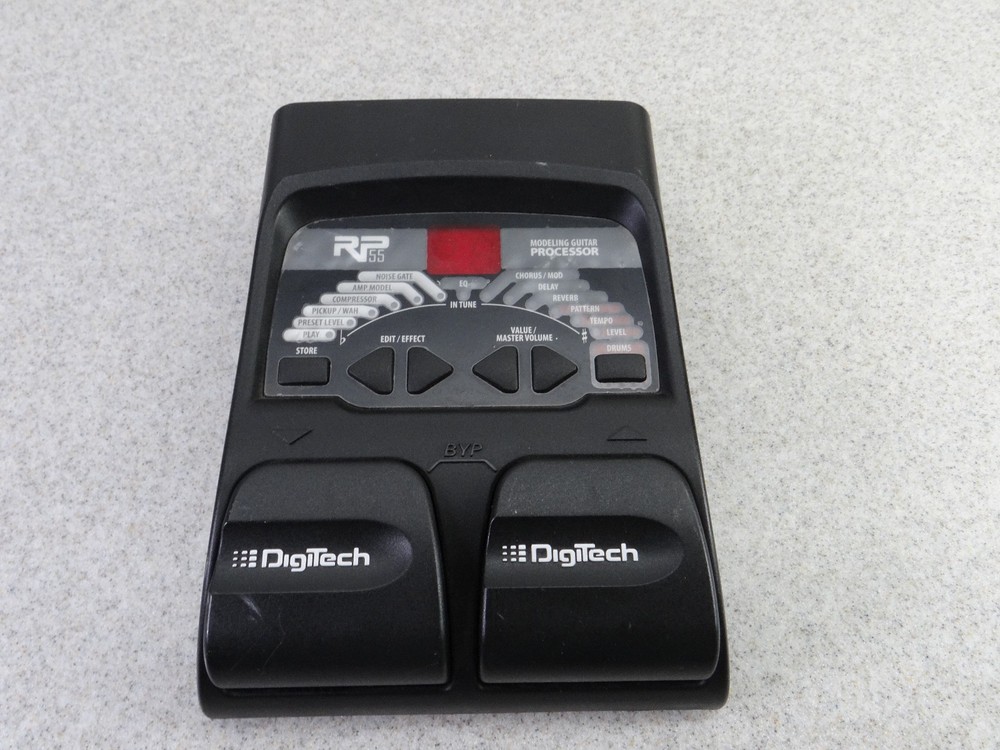 DigiTech RP55 Multi-Effects Guitar Processor RP55V- Missing Power Supply