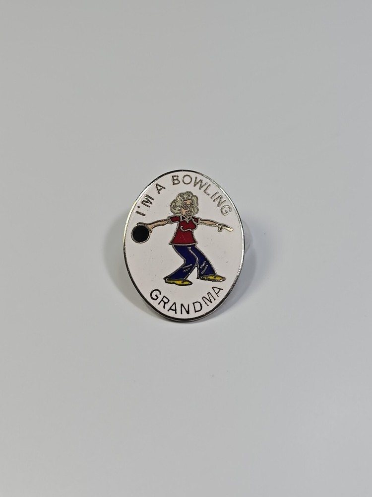 I'm A Bowling Grandma Lapel Pin