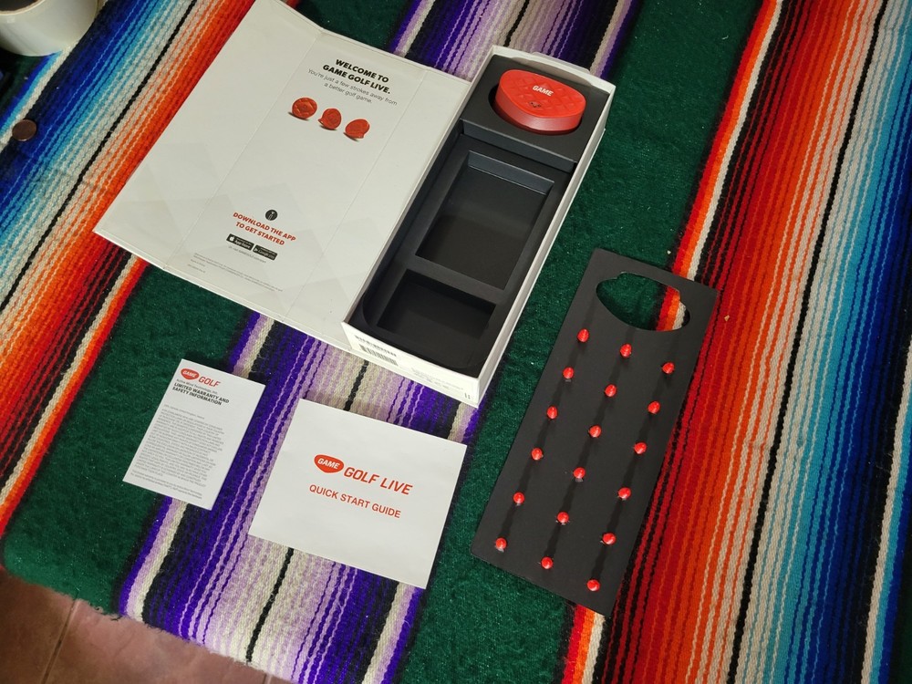 Game Golf Live GPS Shot Digital Tracking System BlueTooth Enabled Tracker