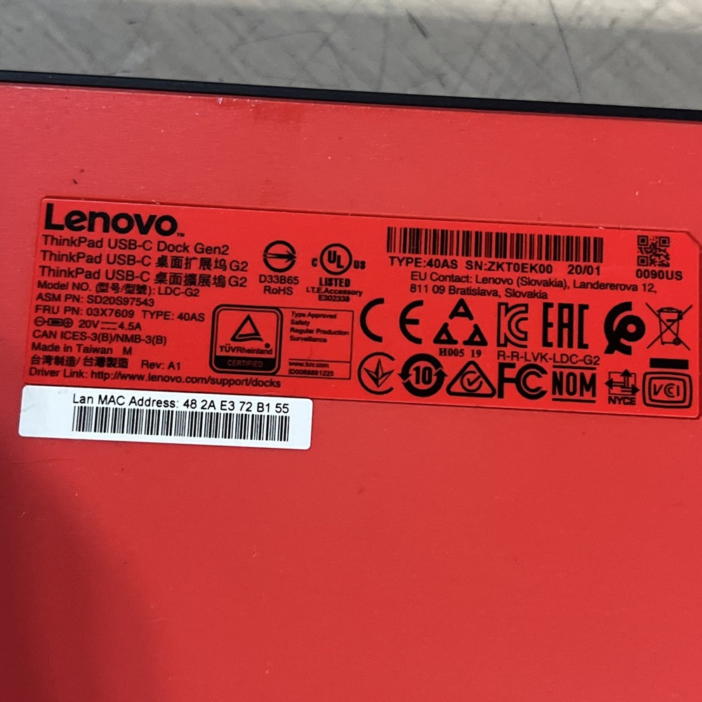 LENOVO LDC-G2 DOCK