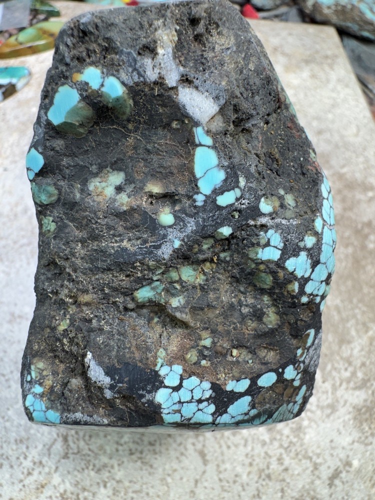 Excellent hubei Cloud mountain turquoise beautiful color and pattern