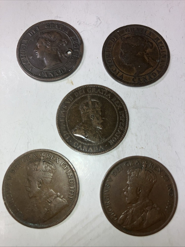 CANADA large cent lot #2