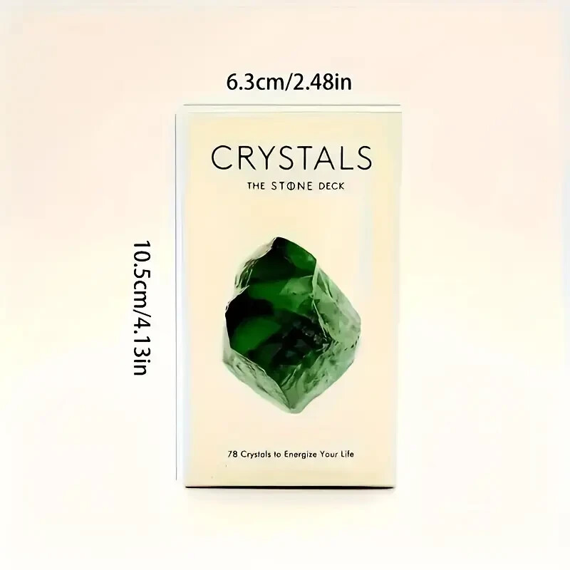 78-Card Crystal Oracle Tarot Deck - Elegant Divination Cards