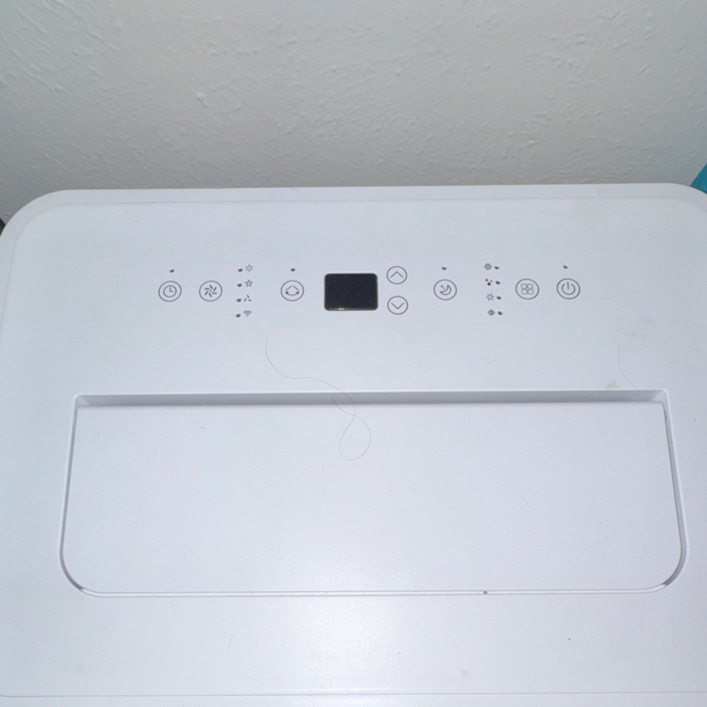 Della Portable Air Conditioner Remote Control Timer Sleep Mode White 14,000 BTU