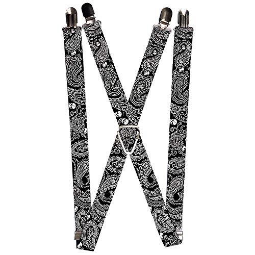 Suspender - Paisley Skulls