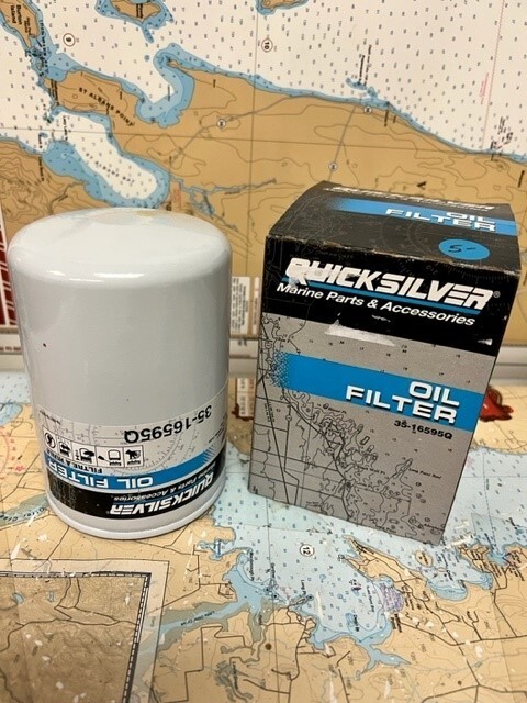 Quicksilver #35-16595Q Oil Filter.