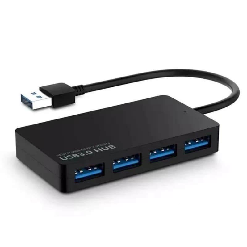 High-Speed USB 3.0 Hub Multi Splitter 4-Port Multiple Expander Adapter Computer