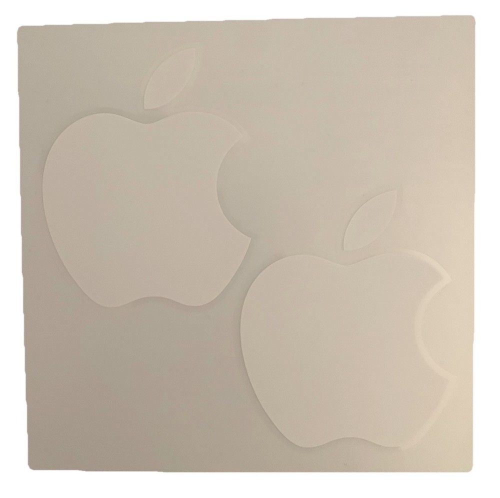 Apple Logo ~ Stickers  2 ~ White