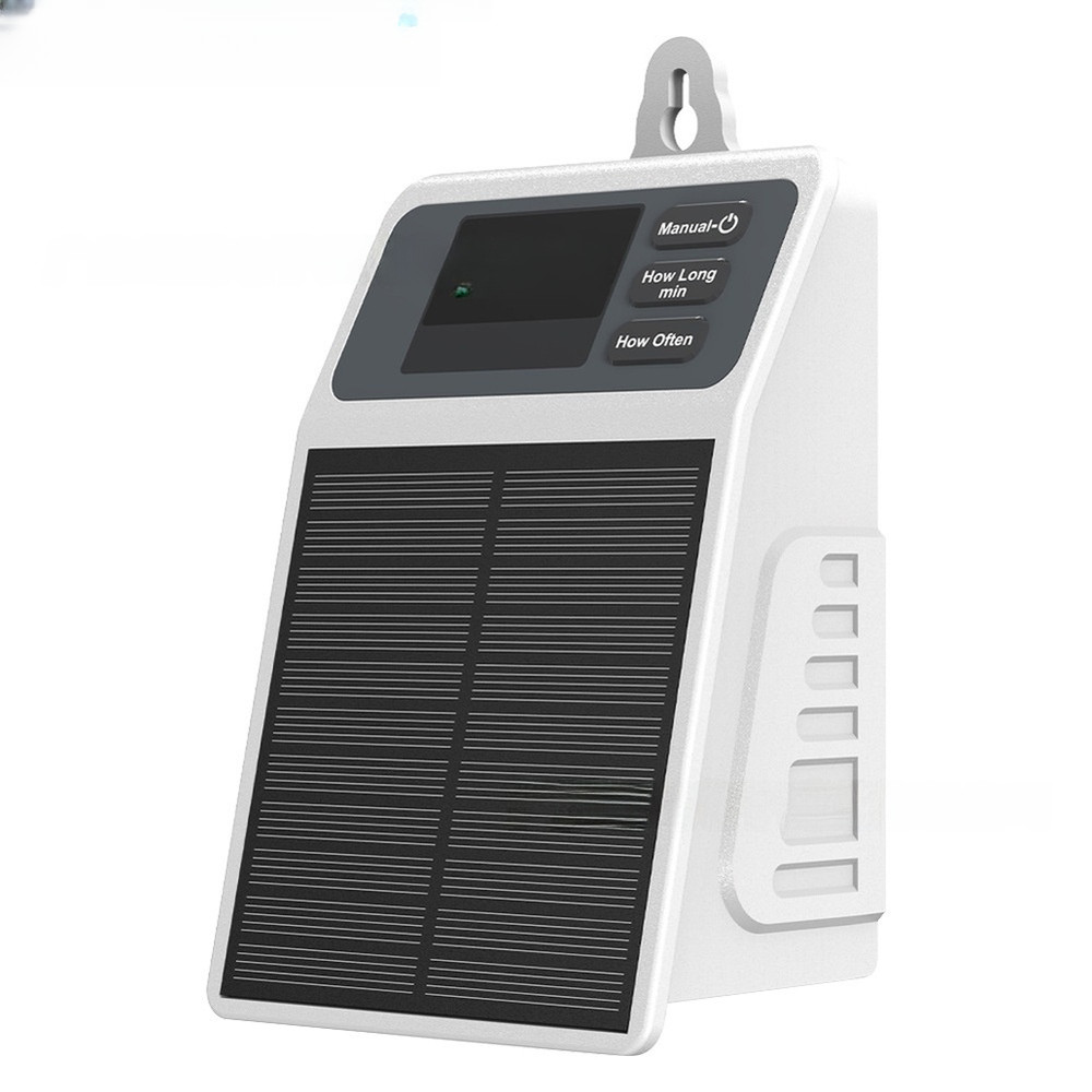 Balcony Friendly Solar Watering System with Adjustable Timer for Potted Plants