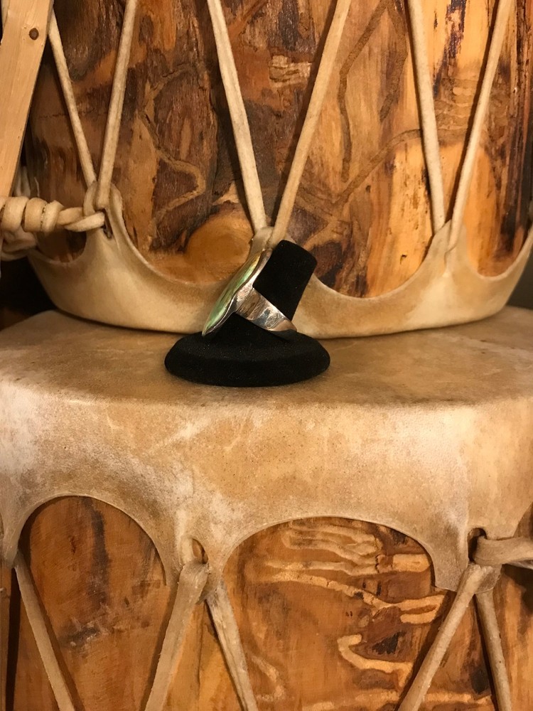 Navajo Variscite Gemstone & Sterling Ring