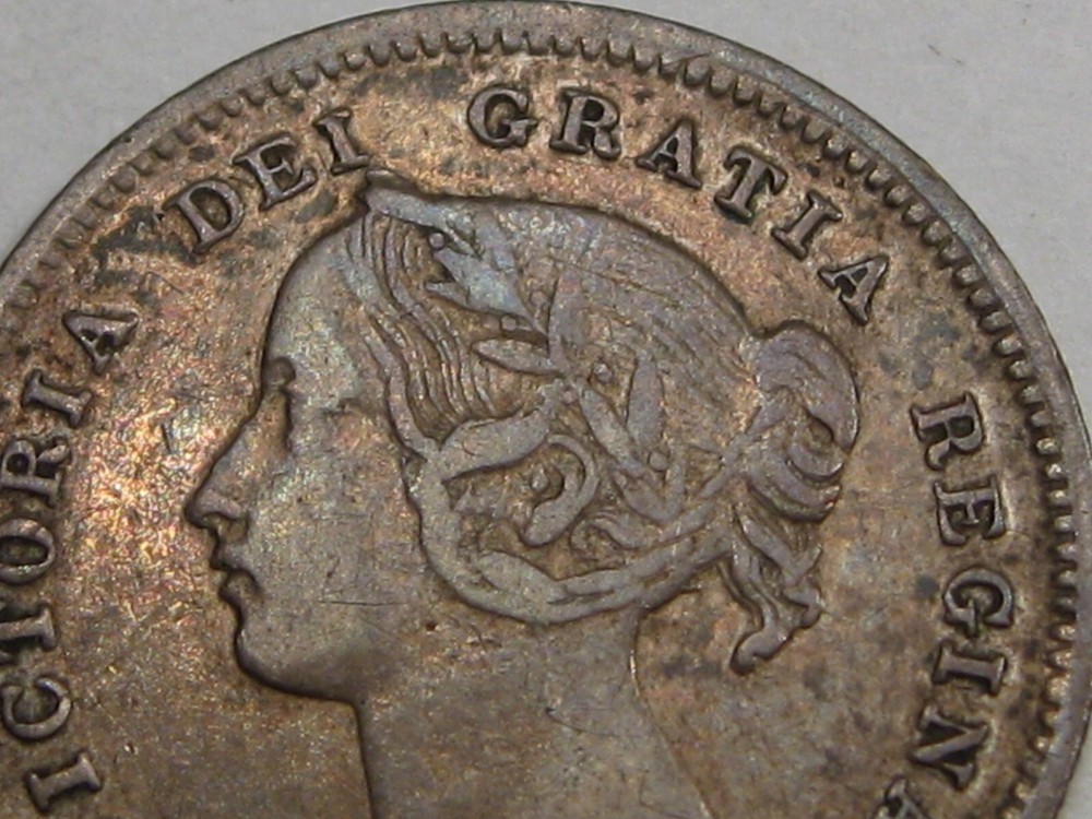 F/VF 1897 Five Cent 5¢ CANADA. #38