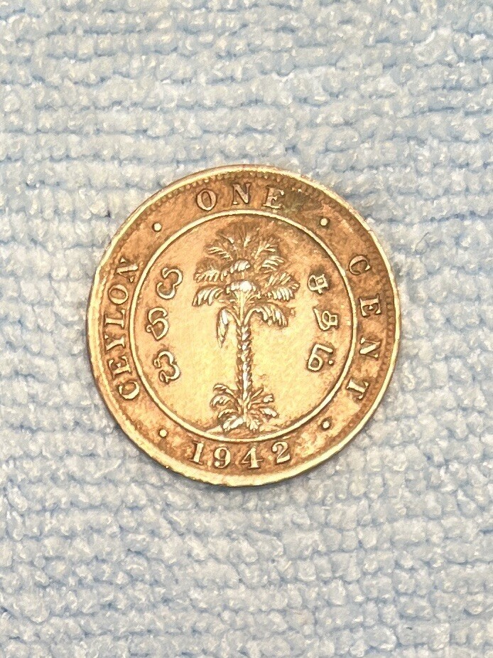 Ceylon -  1 Cent 1942