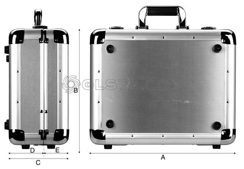 ALUMINIUM TOOL CASE BOX TOOLS BAG WORKING FERVI 0680