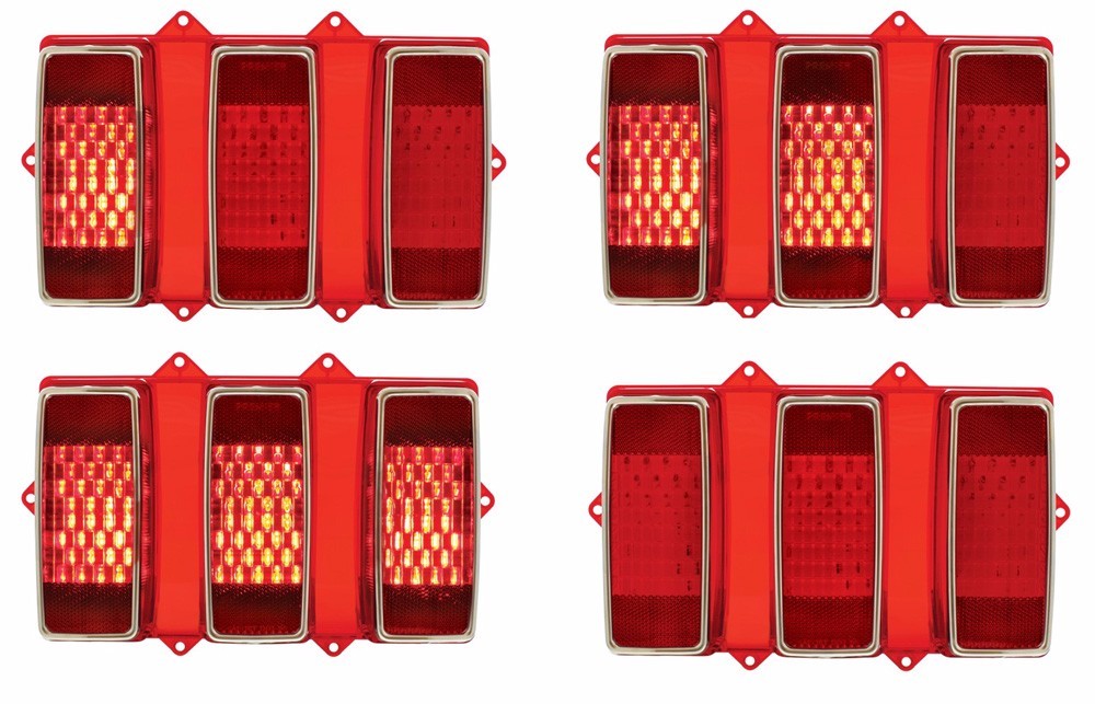 NEW! 1969 Ford  Mustang LED Tail Lights PAIR Both left and right side Sequential