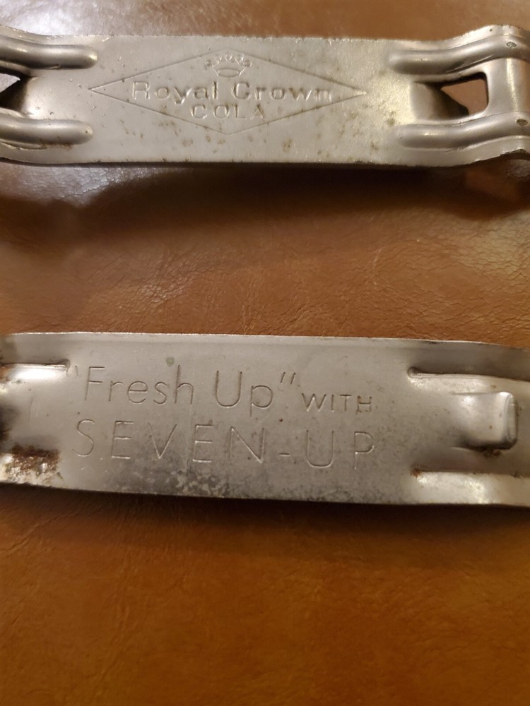 2 Vintage Soft Drink Bottle Openers