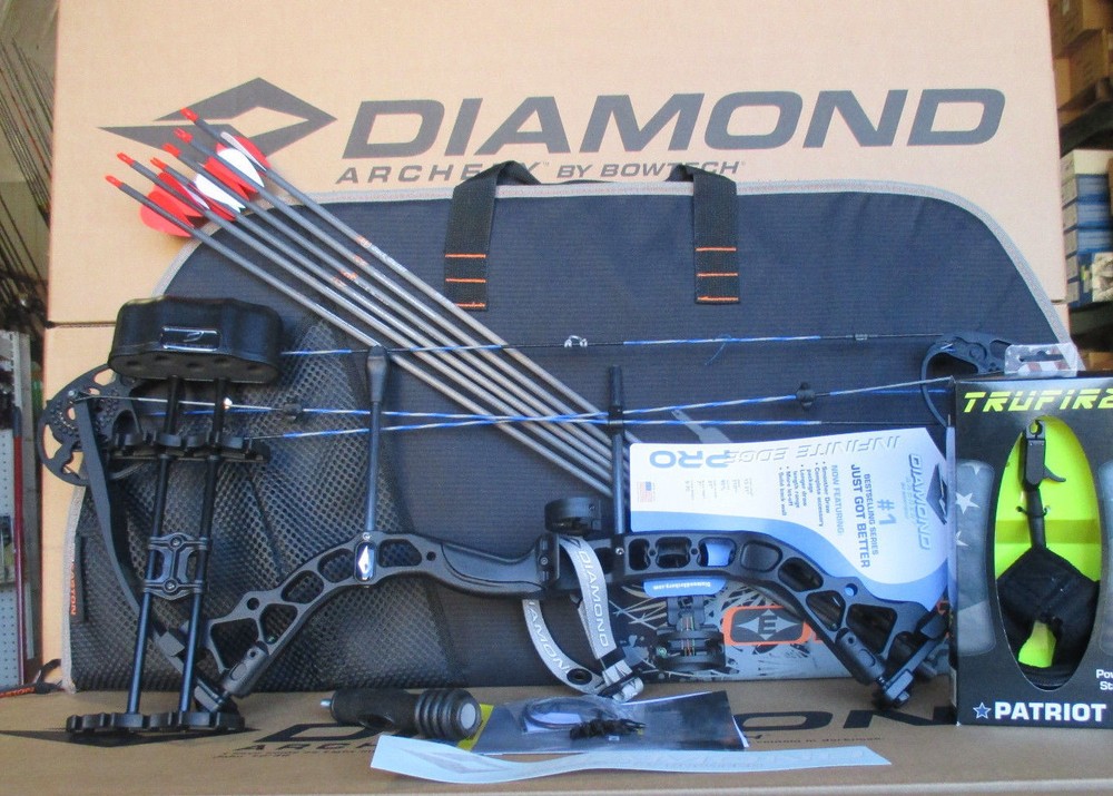 NEW Diamond Bowtech Infinite Edge Pro XT BLACK OPS Compound Bow UPGRADE PKG RH