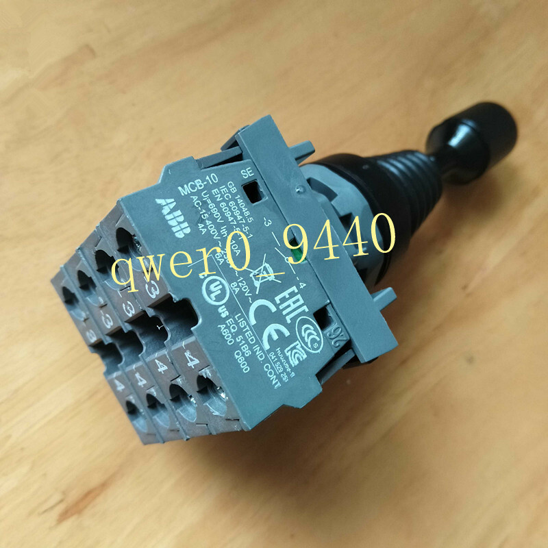 1Pcs NEW ABB Control Joystick Switch MJS6-40B with 4 MCB-10 Contacts Reset Type