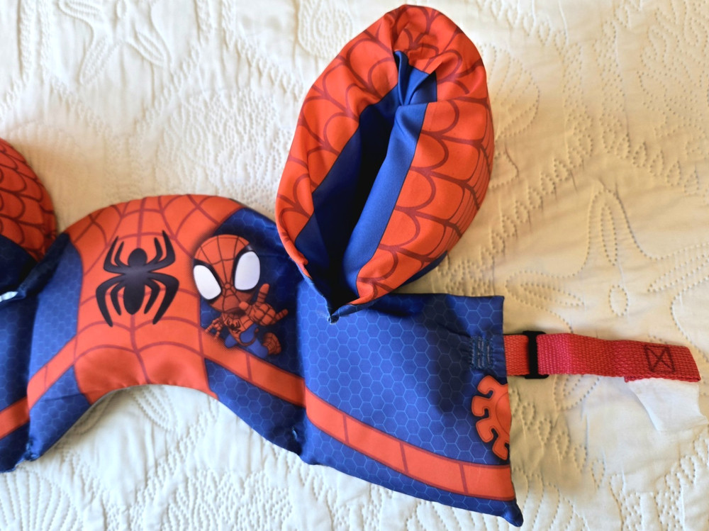 SwimWays Spider-Man Trainer Life Jacket (User Weight 33-55 lbs.)